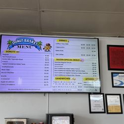 Donut Basket - Menu