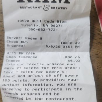 Ram Restaurant & Brewery - Hulu Hulu burger - Breweries Near Me - Marysville, Washington