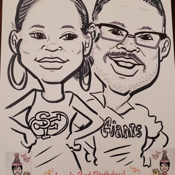 Nito Gomez Caricatures - Caricatures Near Me - Santa Clara, California