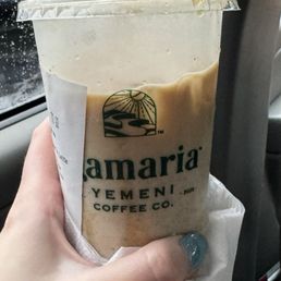 Qamaria Latte with Oat Milk Qamaria Latte with Oat Milk