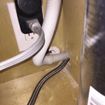 Wizard Appliance Installation - Hole drilled into the back of my cabinet for no good reason when the dishwasher was to the right...how can you make that mistake ??? - Appliances & Repair Near Me - Santa Clarita, California