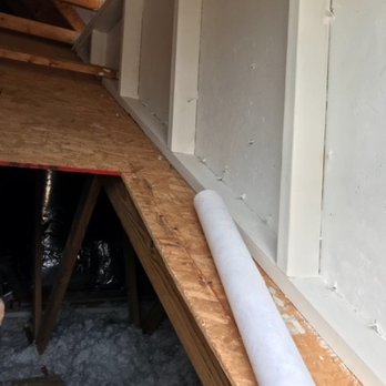 Mark Meredith - Painted new plywood wood and rafters with kilz. - Painters Near Me