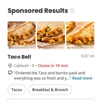 Taco Bell - Fast Food Near Me - Caldwell, Idaho