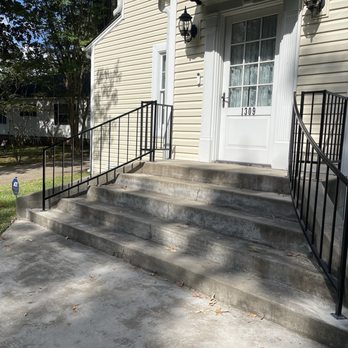 Trac Ornamental Iron - Front custom railing - Fences & Gates Near Me - Tyler, Texas Trac Ornamental Iron - Front custom railing - Fences & Gates Near Me - Tyler, Texas
