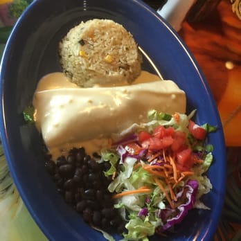 Mesquite Grill - Lunch burrito, black beans, rice and salad - Tex-Mex Near Me - Blue Ridge, Georgia Mesquite Grill - Lunch burrito, black beans, rice and salad - Tex-Mex Near Me - Blue Ridge, Georgia