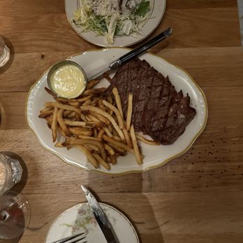 Corsica - steak with fries - Wine Bars Near Me - Denver, Colorado