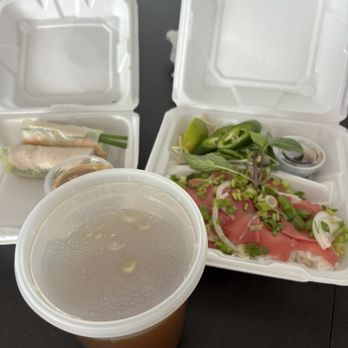 Ha Long Bay & The Spot - Beef Pho & spring rolls - Vietnamese Near Me - Largo, Florida