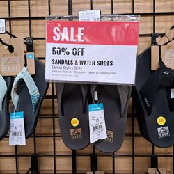 Sportsman's Warehouse - 50% off select styles of sandals & water shoes as of 9/8/24