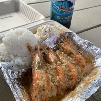 Wake Up Delicious - Garlic shrimp plate - Hawaiian Near Me - Hanalei, Hawaii Wake Up Delicious - Garlic shrimp plate - Hawaiian Near Me - Hanalei, Hawaii