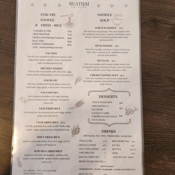 Bua Thai - Menu as of 3/05/2023 - Thai Near Me - Poway, California Bua Thai - Menu as of 3/05/2023 - Thai Near Me - Poway, California