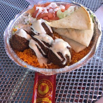 The Halal Guys - Falafel platter - Halal Near Me - Tempe, Arizona