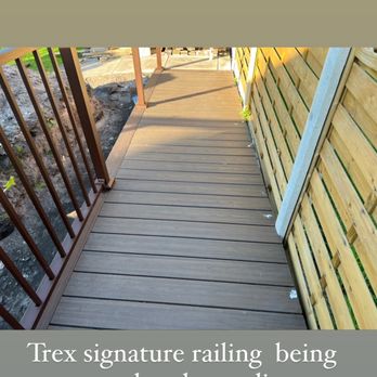 Abel Landscaping - Trex deck Ramp - General Contractors Near Me - Liverpool, XMS