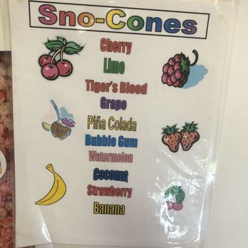 The Popcorn Store - a sign with a variety of toppings - Popcorn Shops Near Me - Arlington, Texas