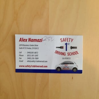 Safety 1st Driving School - Driving Schools Near Me - Irvine, California Safety 1st Driving School - Driving Schools Near Me - Irvine, California