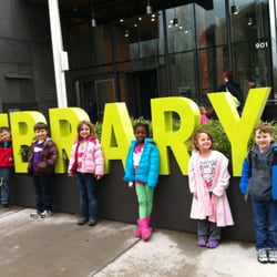 Sonshine Christian Elementary School - Kindergarten students at Vancouver Library field trip Sonshine Christian Elementary School in Vancouver, WA