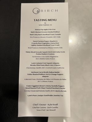 Menu photo 8 Birch Milwaukee, WI