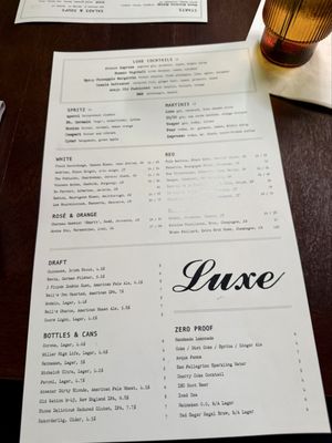 Menu photo 2 Luxe Bar & Grill Birmingham, MI Menu photo 2 Luxe Bar & Grill Birmingham, MI