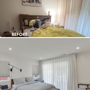 Inspired Builders - Master Bedroom (not seen is a whole new closet they built) - General Contractors Near Me - Sunnyvale, California