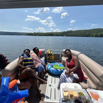 Mickeys Marina - 3 generations loving the lake and the pontoon - Boating Near Me - Craryville, New York Mickeys Marina - 3 generations loving the lake and the pontoon - Boating Near Me - Craryville, New York