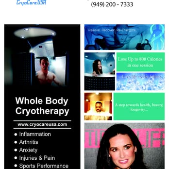 Cryocareusa - 2 for 1 special for $35 is about to end. Come on in and enjoy session in a professionally managed, safe and customer friendly environment. - Medical Spas Near Me - Laguna Beach, California Cryocareusa - 2 for 1 special for $35 is about to end. Come on in and enjoy session in a professionally managed, safe and customer friendly environment. - Medical Spas Near Me - Laguna Beach, California