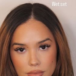 Brow Lash & Sugar Wax - Cat eye wet set eyelash extensions