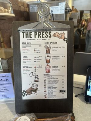 Menu photo 2 The Press Espresso Temecula, CA Menu photo 2 The Press Espresso Temecula, CA