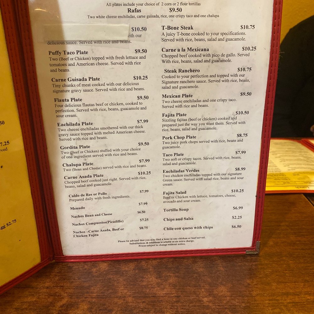 El Rafa's Cafe - Lunch menu - Mexican Near Me - San Antonio, Texas El Rafa's Cafe - Lunch menu - Mexican Near Me - San Antonio, Texas