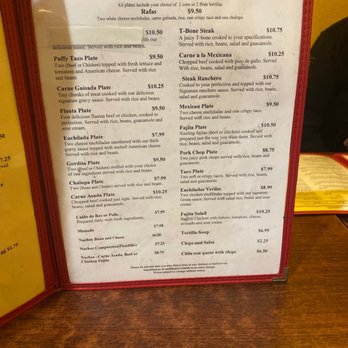 El Rafa's Cafe - Lunch menu - Mexican Near Me - San Antonio, Texas