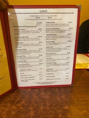 Menu photo 4 El Rafa's Cafe San Antonio, TX