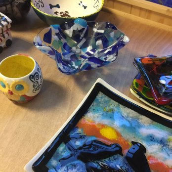 Ready Paint Fire - Fused glass and pottery made at Ready Paint Fire in Breckenridge Summer 2017. Great fun!!! - Art Galleries Near Me - Breckenridge, Colorado