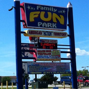 America's Action Territory - Sign from hwy 50! - Mini Golf Near Me - Kenosha, Wisconsin