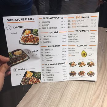 WaBa Grill - Menu - Fast Food Near Me - Oxnard, California WaBa Grill - Menu - Fast Food Near Me - Oxnard, California