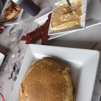 Keke's Breakfast Cafe - 2 Pancake Combo Grits Turkey Bacon - Breakfast & Brunch Near Me - Roswell, Georgia Keke's Breakfast Cafe - 2 Pancake Combo Grits Turkey Bacon - Breakfast & Brunch Near Me - Roswell, Georgia
