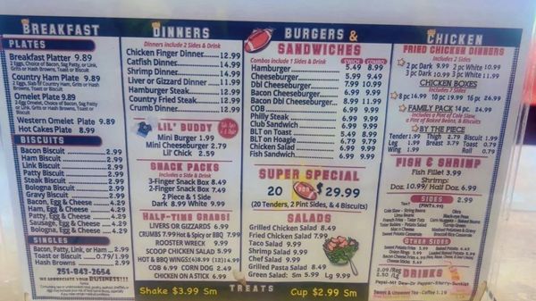 Menu photo 1 King Chick Gilbertown, AL Menu photo 1 King Chick Gilbertown, AL