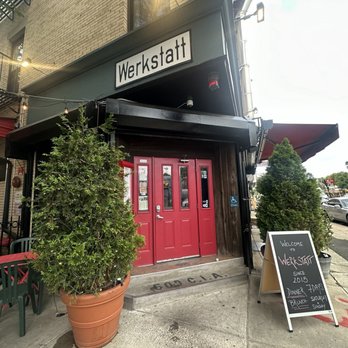 Werkstatt - Front entrance, cute, it has a pub vibe - Austrian Near Me - Brooklyn, New York