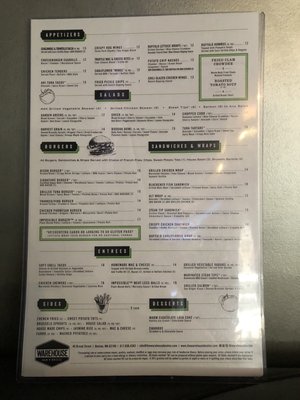 Menu photo 8 Warehouse Kitchen + Sports Bar Boston, MA Menu photo 8 Warehouse Kitchen + Sports Bar Boston, MA