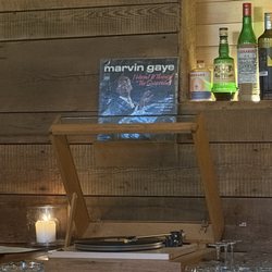 The Black Birch - Record player playing Marvin Gaye