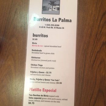 Burritos La Palma - Mexican Near Me - El Monte, California
