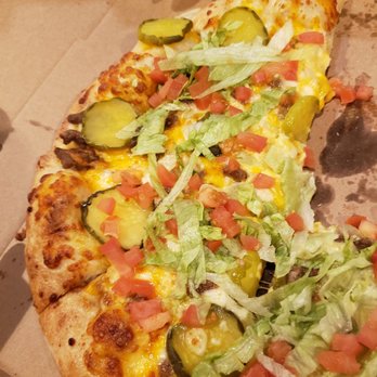 Fox's Pizza Den - Cheeseburger pizza. - Pizza Near Me - Bay, Arkansas