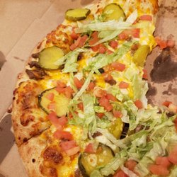 Fox's Pizza Den - Cheeseburger pizza.