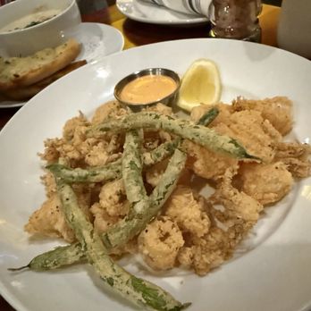 Napkins  - CRISPY CALAMARI. My favorite! Not too greasy. Very light batter & aioli was yum! - New American Near Me - Napa, California