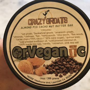 OrVeganic - I take these nut butter bar bits on my long hikes and keep them in my car for a healthful blood sugar boost when I'm starving in traffic!! - Vegan Near Me - Lawndale, California OrVeganic - I take these nut butter bar bits on my long hikes and keep them in my car for a healthful blood sugar boost when I'm starving in traffic!! - Vegan Near Me - Lawndale, California