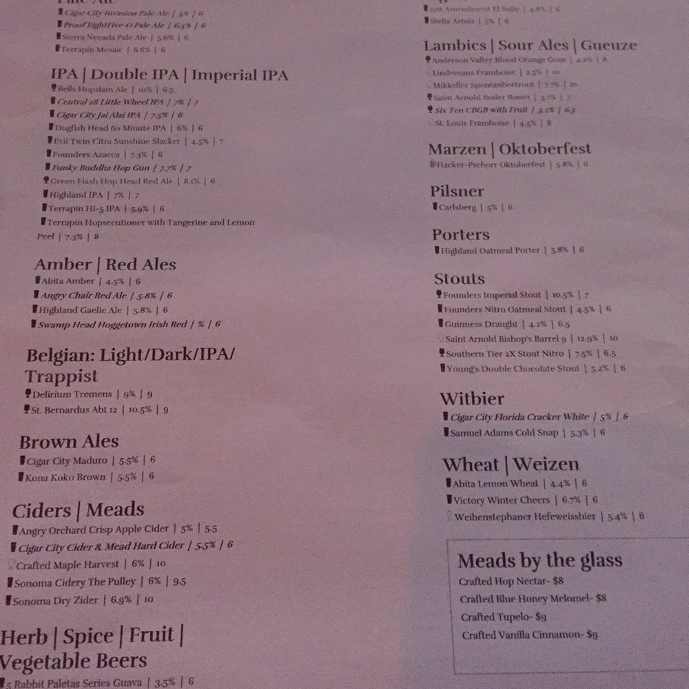 The Brass Tap - Beer menu 2/12/16 - Sports Bars Near Me - Wesley Chapel, Florida The Brass Tap - Beer menu 2/12/16 - Sports Bars Near Me - Wesley Chapel, Florida
