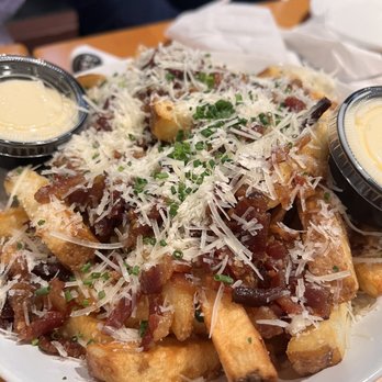 Dime Store - Bacon, Parmesan, truffle fries.  Tastes and smells amazing! - Breakfast & Brunch Near Me - Detroit, Michigan