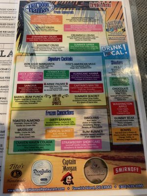 Menu photo 4 Harpoon Hanna's Fenwick Island, DE Menu photo 4 Harpoon Hanna's Fenwick Island, DE