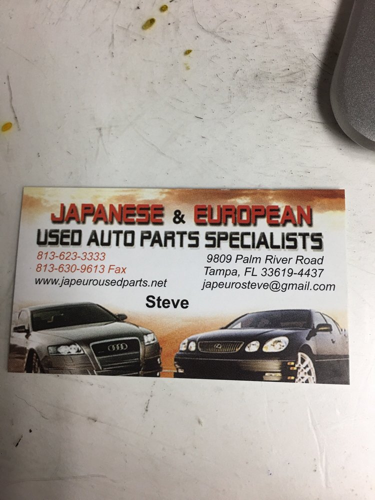 JAPANESE & EUROPEAN USED AUTO PARTS SPECIALIST Updated September 2024 9809 Palm River Rd