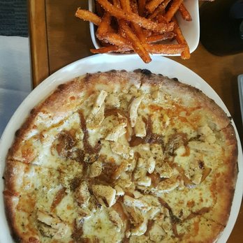 Earth, Wood & Fire - Baltimore - Pugliese pizza and sweet potatoes fries - Pizza Near Me - Baltimore, Maryland