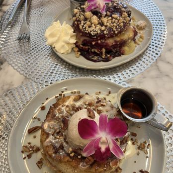 L'Artisane Creative Bakery - Cinnamon roll pancakes & blueberry lemon pancakes - Bakeries Near Me - Coral Gables, Florida L'Artisane Creative Bakery - Cinnamon roll pancakes & blueberry lemon pancakes - Bakeries Near Me - Coral Gables, Florida