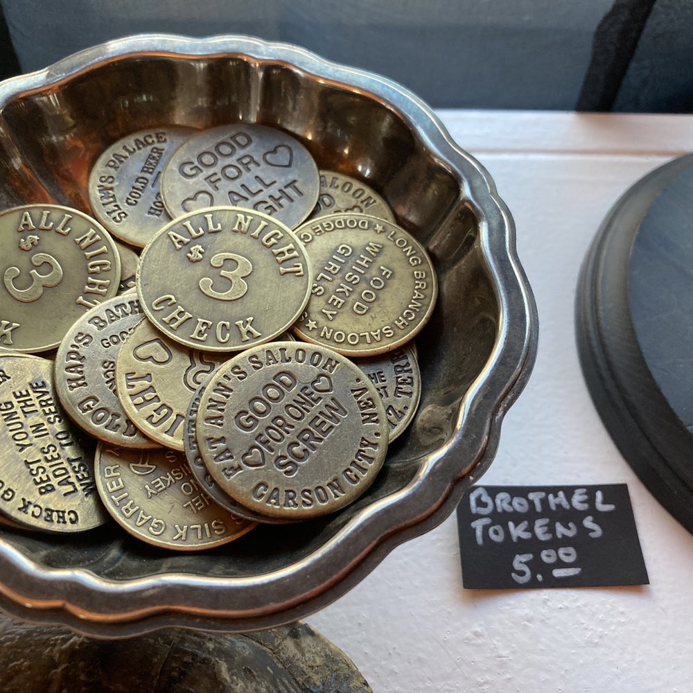 Unorthodox - Brothel tokens - Antiques Near Me - Louisville, Kentucky Unorthodox - Brothel tokens - Antiques Near Me - Louisville, Kentucky
