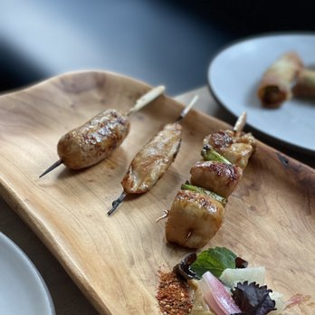 Sanjusan - Yakitori - meatball, breast, and thigh - Pizza Near Me - Minneapolis, Minnesota Sanjusan - Yakitori - meatball, breast, and thigh - Pizza Near Me - Minneapolis, Minnesota